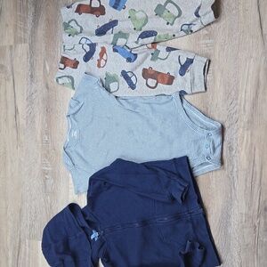 Carter's boys little jacket set cars blue outfit cute 24m toddler 18-24 Months